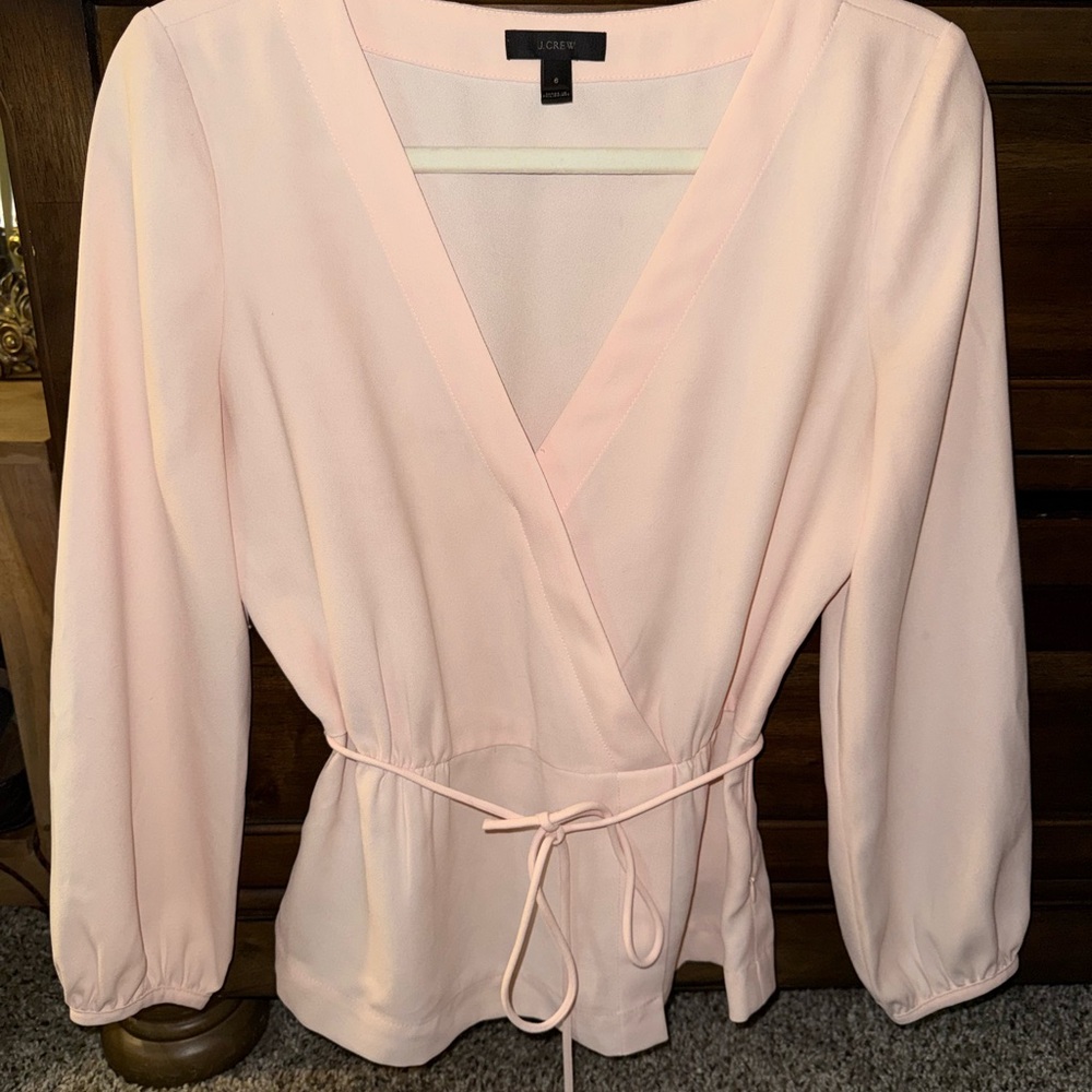 J. Crew Women's Light Pink Blouse